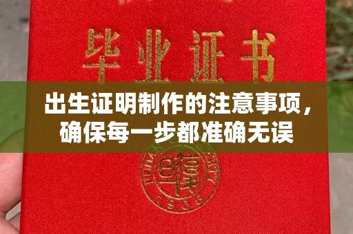 永宁出生证明制作的注意事项，确保每一步都准确无误
