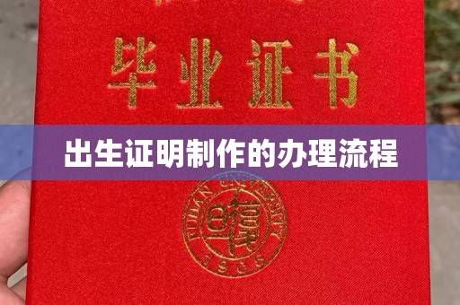 永宁出生证明制作的办理流程
